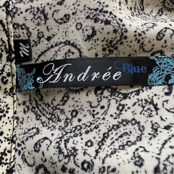 ANDREE BLUE Tunic Top / Mini Dress M - Picture 5 of 8